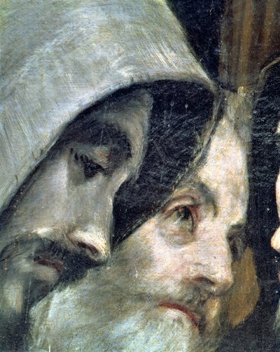 Das Begräbnis des Grafen Orgaz (Detail) von El Greco