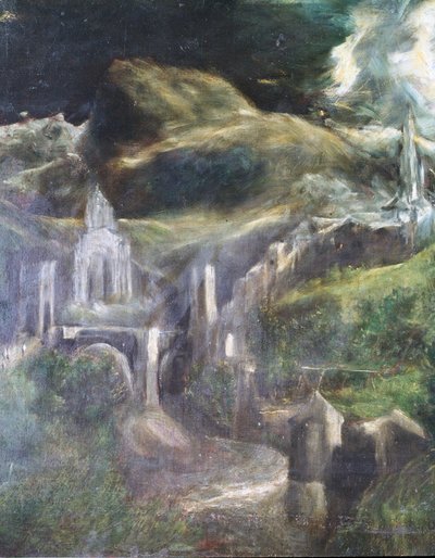 Die Unbefleckte Empfängnis (Detail) von El Greco