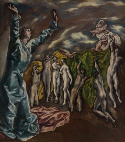 Die Vision des Heiligen Johannes, ca. 1608-14 von El Greco