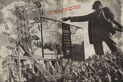 Kommunismus ist Sowjetregierung plus Elektrifizierung des ganzen Landes von Eliezer Markowich Lissitzky