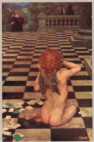 Cupid und Campaspe, Illustration aus 