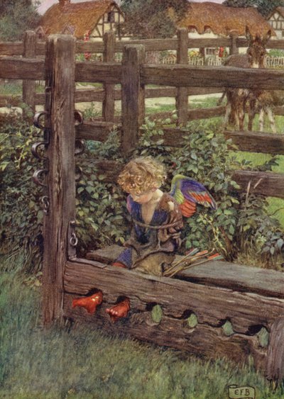 Wird jemand von einer Träne betrogen, Die wie eine Perle Verachtung trägt? Hier steht der Dieb von Eleanor Fortescue Brickdale