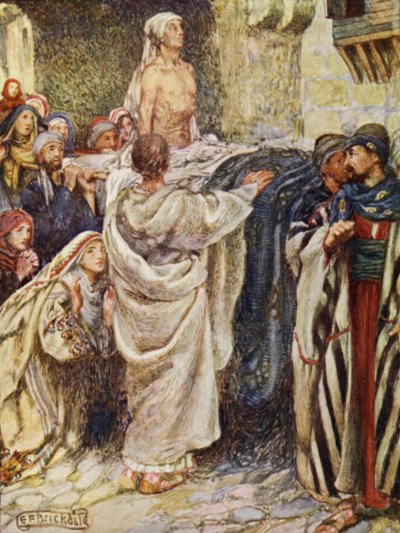 Der Sohn der Witwe in Nain auferweckt von Eleanor Fortescue Brickdale