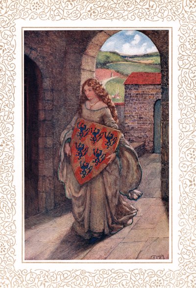 Dann stieg sie zu ihrem Turm..., Illustration aus 