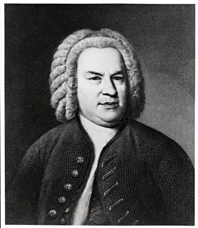 Porträt von Johann Sebastian Bach, deutscher Komponist von Elias Gottleib Haussmann