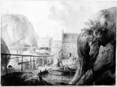 Küstenbebauung in England von Elias Martin