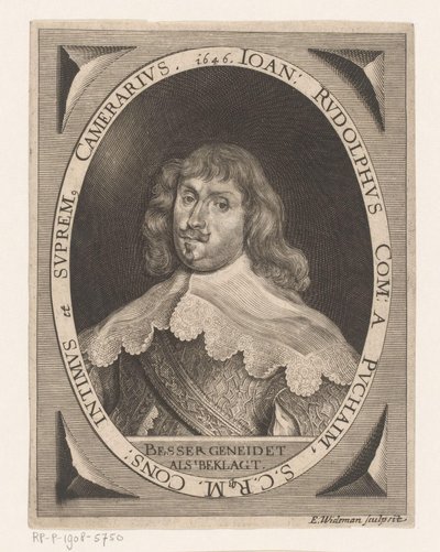 Porträt von Johann Rudolph von Puchaim von Elias Widemann