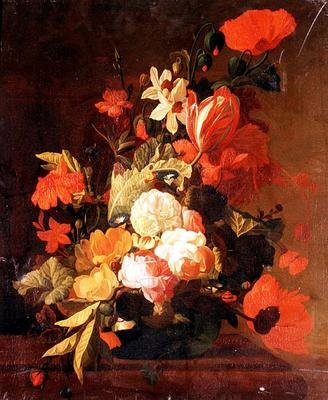Rosen, Tulpen, Winden usw. von Elias van den (follower of) Broeck