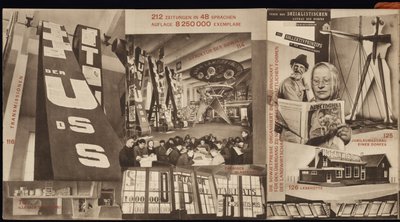 UdSSR. Katalog des sowjetischen Pavillons auf der Internationalen Presseausstellung, Köln, 1928 von Eliezer Markowich Lissitzky