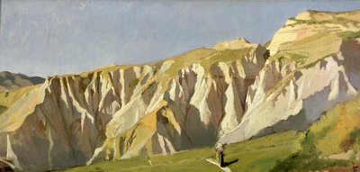 Klippen von Volterra von Elihu Vedder