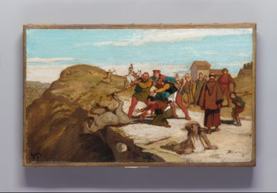 Die Fabel vom Müller, seinem Sohn und dem Esel von Elihu Vedder