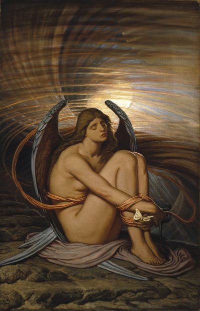 Seele in Gefangenschaft von Elihu Vedder