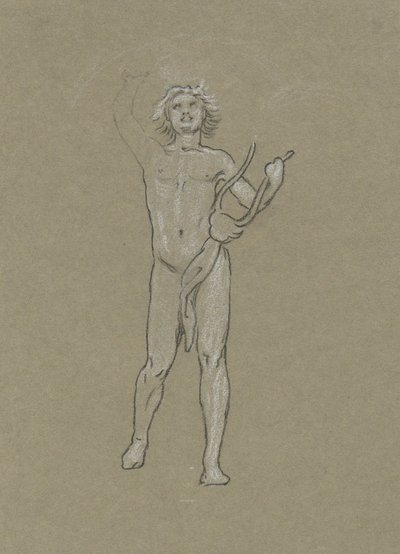 Studie für Apollo von Elihu Vedder