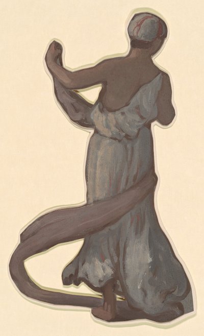 Studie für Griechische Mädchen beim Baden, ca. 1872 von Elihu Vedder