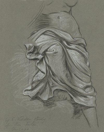 Studie für Die Schicksale sammeln die Sterne, 1884-1887 von Elihu Vedder
