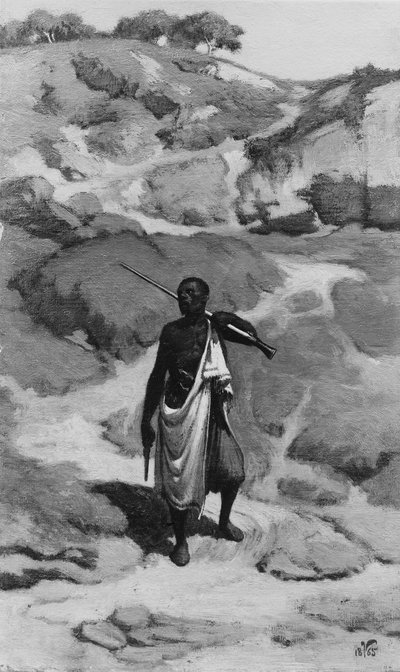 Der afrikanische Wachposten von Elihu Vedder