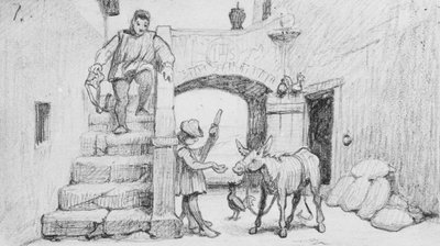 Die Fabel vom Müller, seinem Sohn und dem Esel Nr. 1 von Elihu Vedder