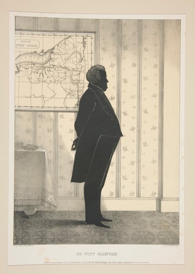 De Witt Clinton, aus einer Serie von 27 Porträts von Elijah C. Kellogg