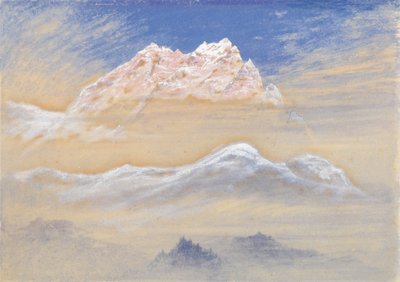Bergblick: Teil der Terglon Alpenkette, gesehen von nahe Rudmannsdorf, Italien von Elijah Walton