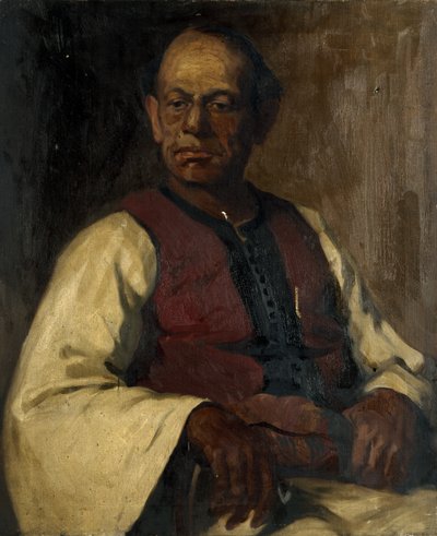 Porträt eines Marokkaners, 1908 [LDUCS-5044] von Elinor Proby Adams