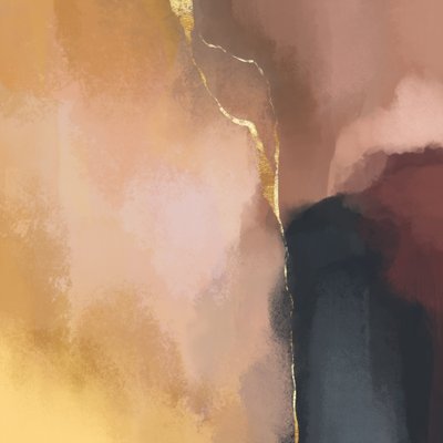 Elegantes Abstraktes Gold von Elisabeth Fredriksson
