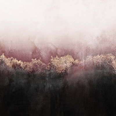 Goldener Waldnebel von Elisabeth Fredriksson