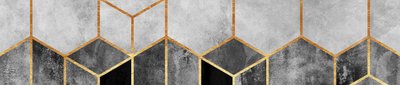 Goldene geometrische Marmor von Elisabeth Fredriksson