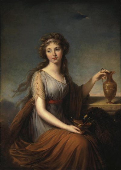 Porträt von Anna Pitt als Hebe, 1792 von Elisabeth Louise Vigee Lebrun