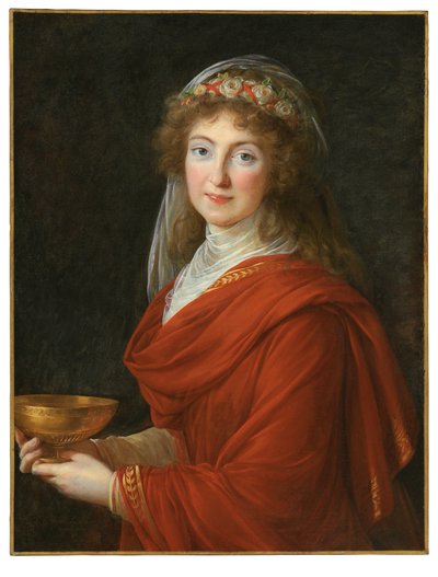 Porträt der Gräfin Siemontkowsky Bystry von Elisabeth Louise Vigee Lebrun