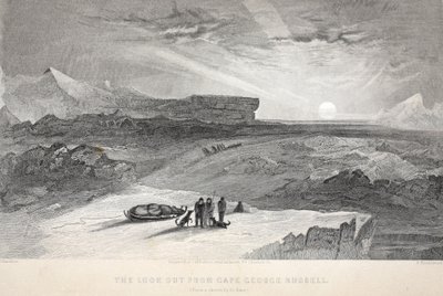 Aussicht vom Cape George Russell, Illustration aus 