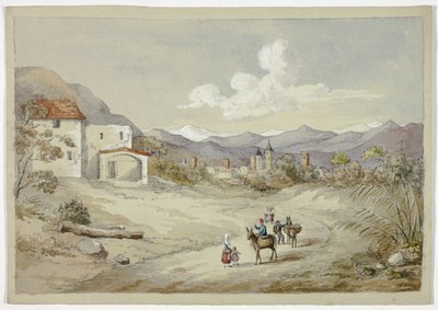Albenga an der Corniche-Straße von Elizabeth Murray