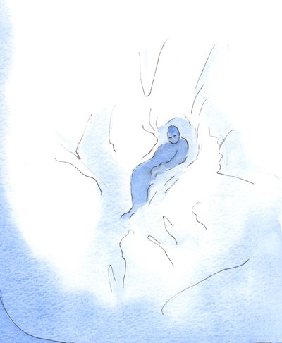 Wie ein Kind sich nach dem Spielen im Schneefeld ausruht, so kann ich in Gott ruhen, in seiner Göttlichkeit geborgen, wann immer ich mich ihm im Vertrauen zuwende von Elizabeth Wang