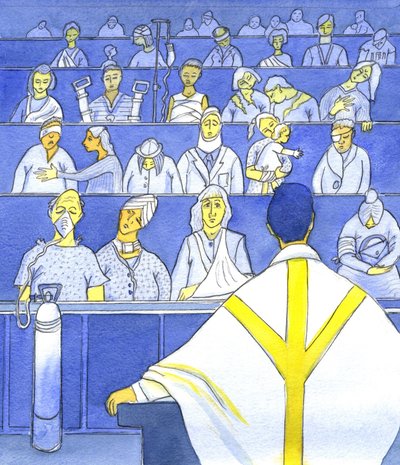 Wenn der Priester seine Gemeinde betrachtet, sich darauf vorbereitet zu predigen und zu lehren, sollte er sich daran erinnern, wie bedürftig sie sind von Elizabeth Wang