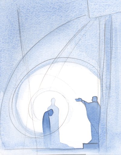 Am Ende der heiligen Messe werden wir vom Segen des Vaters umarmt, in der Gemeinschaft mit Christus, während der Heilige Geist unser Herz tröstet von Elizabeth Wang