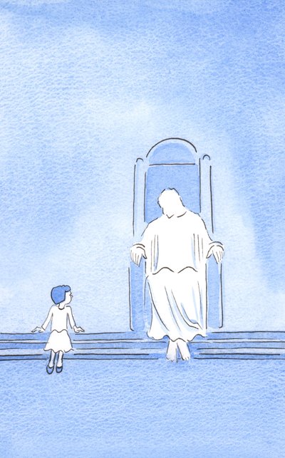 Christus bat mich, wie ein unwissendes Kind zu sprechen, aber eines, das ihm aufgrund von Glauben, Reue und Freundschaft nahe ist. von Elizabeth Wang