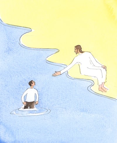 Christus hält ständig seine Hand aus, um Menschen aus sündigen Wegen zu retten von Elizabeth Wang