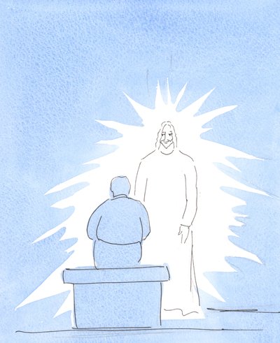 Christus ist körperlich im Himmel gegenwärtig - der uns sehr nahe ist. Wir sind im Gebet mit dem Himmel verbunden von Elizabeth Wang
