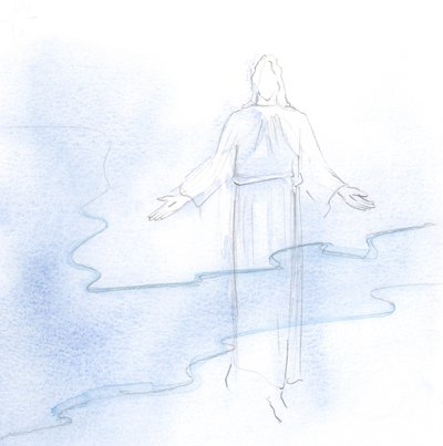 Christus ist hinter zwei Schleiern verborgen von Elizabeth Wang