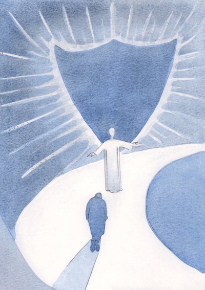 Christus ist unser Führer, der uns sowohl vor dem blendenden Licht des Himmels schützt als auch uns auf die Herrlichkeit vorbereitet von Elizabeth Wang