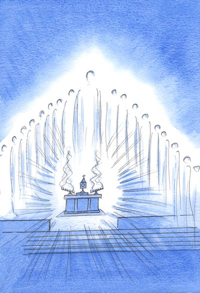 Christus ist mit seinen heiligen Engeln bei unserer Novene und Benediktion anwesend; und unsere Liebe freut sich über unsere unerschütterliche Zuneigung von Elizabeth Wang