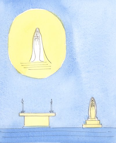 Christi Heilige Mutter Maria verdiente es, geehrt zu werden, 2004 von Elizabeth Wang