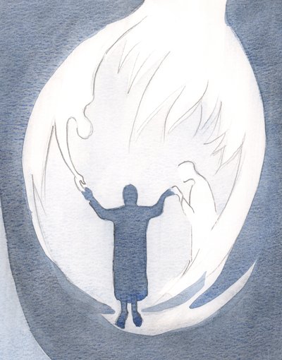 Jede der drei göttlichen Personen ist ständig in der gläubigen Seele am Werk, 2000 von Elizabeth Wang