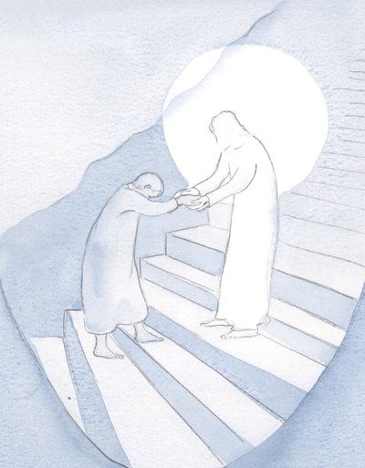 Jedes kleine vertrauensvolle Gebet ermöglicht es Christus, uns weiter den Heiligen Berg hinaufzuführen. Aber er zieht uns nicht ohne unsere Zustimmung von Elizabeth Wang