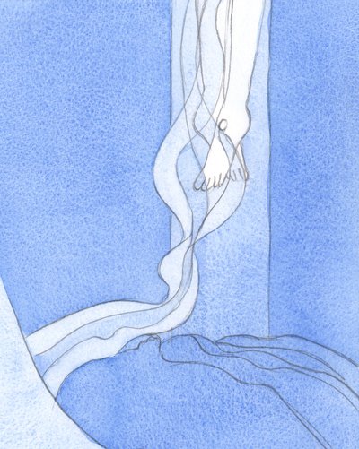 Von seinen Füßen floss Christi kostbares Blut nach unten, um sich über die Erde zu verbreiten. Durch dieses Blut wurden meine Sünden vergeben von Elizabeth Wang