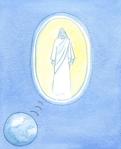 Gott sieht, wenn er jeden seiner Priester betrachtet, einen Mann, der durch das Sakrament der Weihen Christus gleichgestaltet ist: einen Mann, dessen Wesen sich nun verändert hat, 2003 von Elizabeth Wang