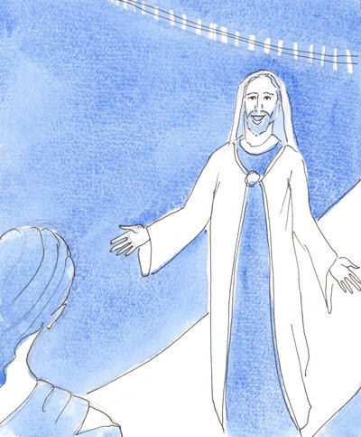 Gott der Vater schaut mit unendlicher Güte auf jeden Menschen, der in der Tugend versagt hat und dann bereut von Elizabeth Wang