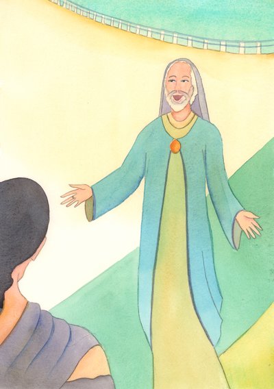 Gott der Vater schaut mit unendlicher Güte zu, wann immer eine Person, die in der Tugend versagt hat, dann bereut von Elizabeth Wang