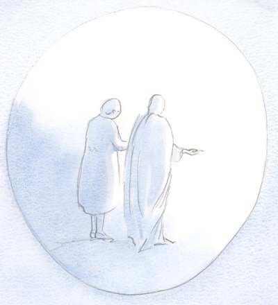 Er war neben mir, streckte seine Hand aus, um anderen zu helfen und sie zu trösten, wo immer ich meine Hand zu ihnen ausstreckte von Elizabeth Wang