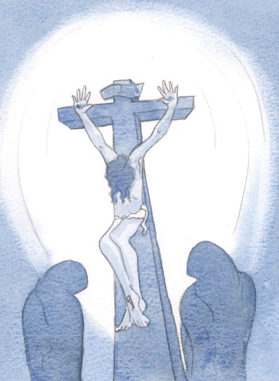 Ich sah, dass Christus seine Schmerzen für uns freudig trug von Elizabeth Wang