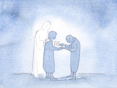 Mir wurde gezeigt, dass jedes zärtliche Wort oder jede Geste von mir ein heiliger und glücklicher Weg ist, auf dem Christus andere durch mich grüßt von Elizabeth Wang